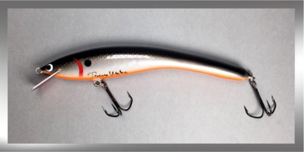 Turus Ukko Original Wobbler, Länge: 12 cm, Farbe: Friedfisch 247, mit roter Tauschaufel